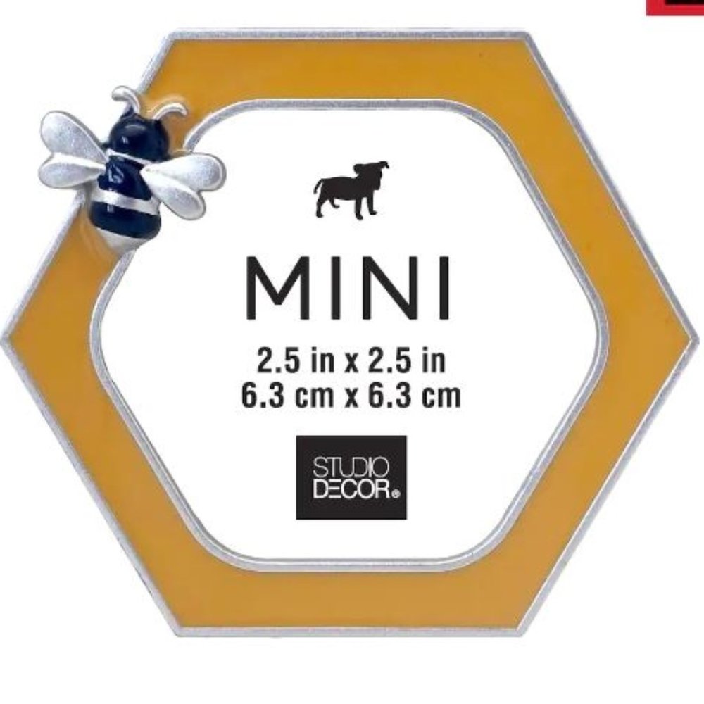 Honeycomb Bee Mini Picture Frame
